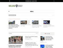 Tablet Screenshot of malangdaily.com